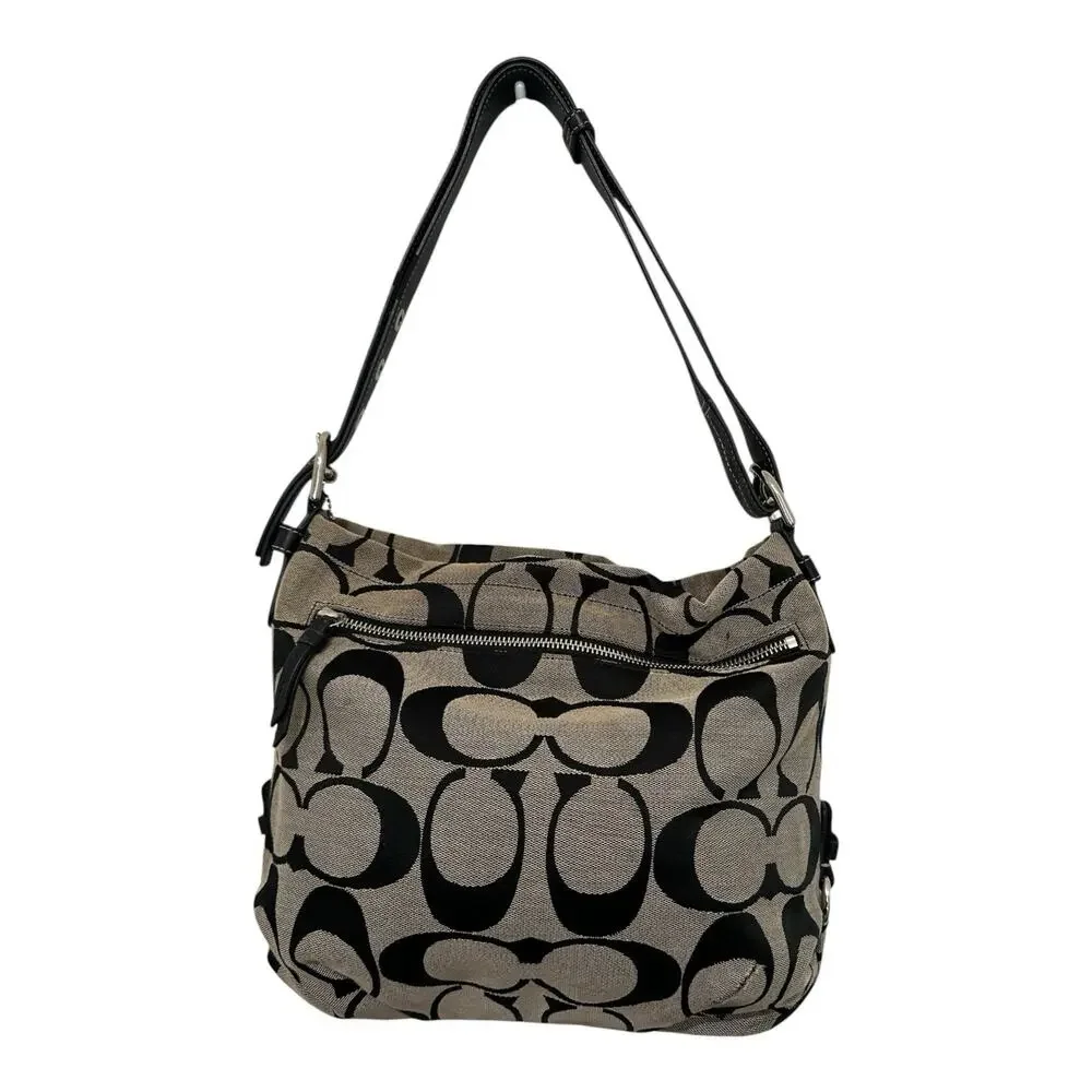 Coach Signature Duffle Hobo Bag (Mode! F15067)